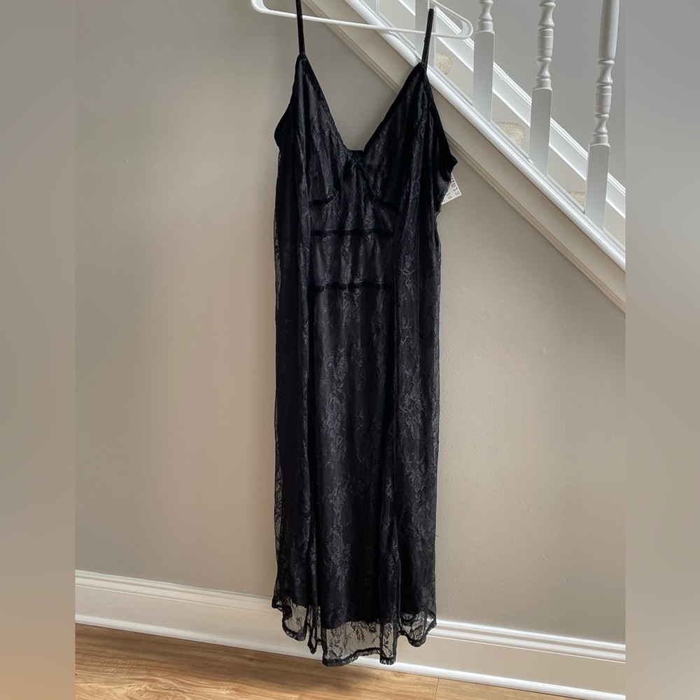 NWT! Standards & Practices Black Lace Dress 2X